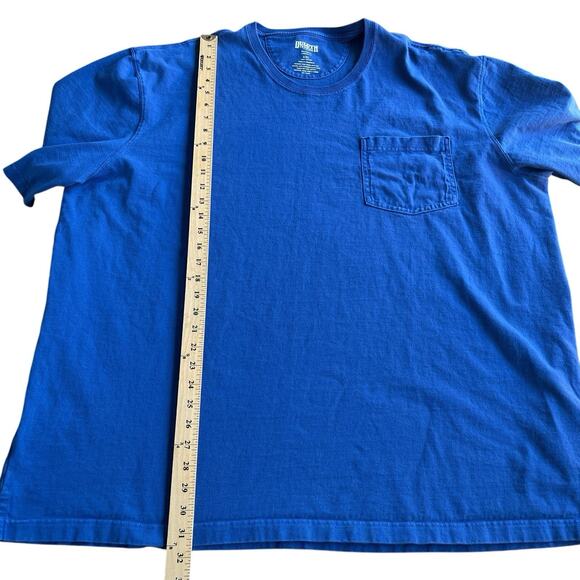 Duluth Trading Co. Mens Shirt XXL Relaxed Fit Longtail TShirt Blue Cotton Work - Picture 6 of 6